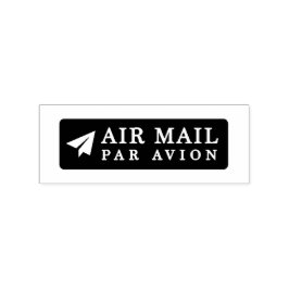 AIR MAIL PAR AVION 紙飛行機 エアメールスタンプ paper airplane ラ Stämpel