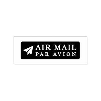 AIR MAIL PAR AVION 紙飛行機 エアメールスタンプ paper airplane ラ Stämpel