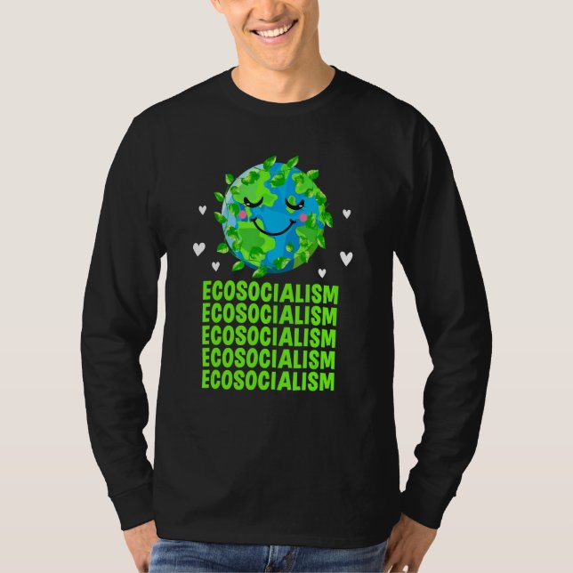 Air Pollution Is Not a Joke Ecology Trees Ecosyste T Shirt (Framsida)