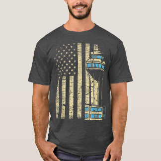 Air Traffic Controller TowerAircraft Airspace ATC  T Shirt