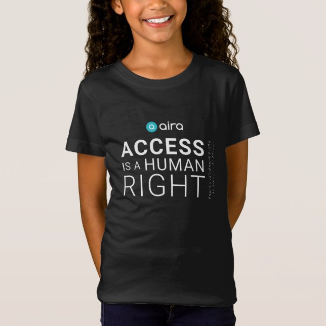 Aira Access är en human höger Jersey T-Shirt (Framsida)