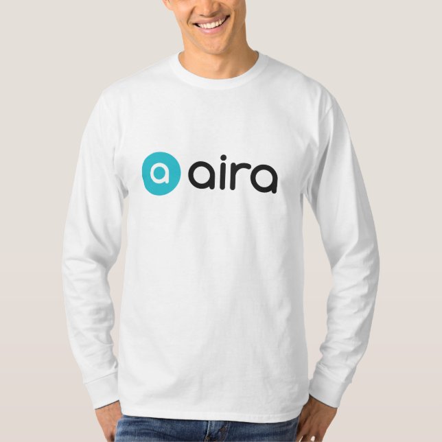 Aira Logotyp Basic Långärmad T-Shirt (Framsida)