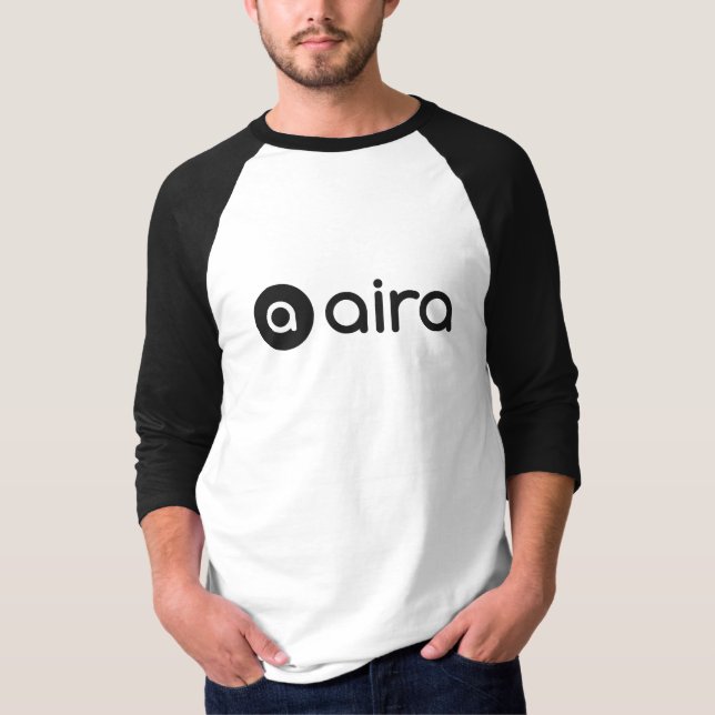 Aira Logotyp Manar Basic 3/4 Sleeve Raglan T-Shirt (Framsida)
