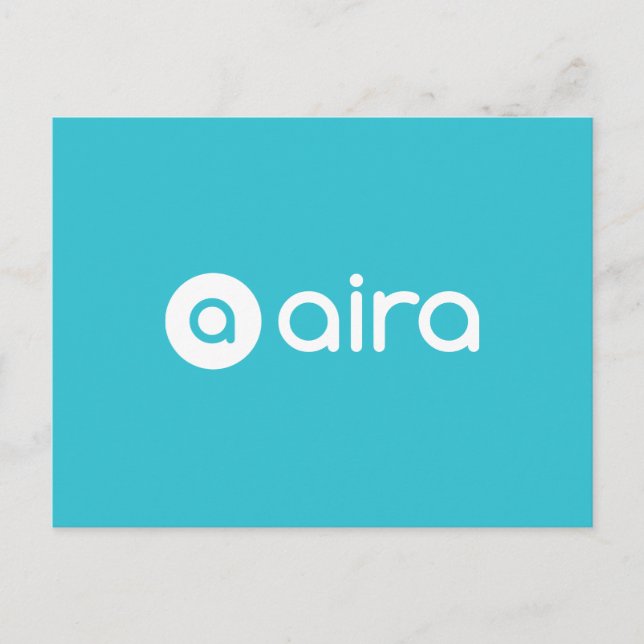Aira Logotyp Vykort (Framsida)