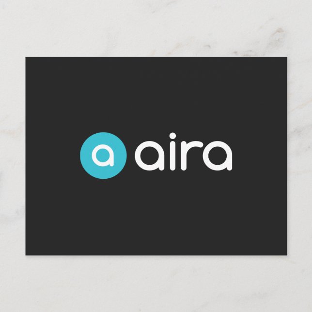 Aira Logotyp Vykort (Framsida)