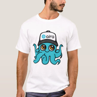 Aira Mascot Hoodie White - Octopus T Shirt
