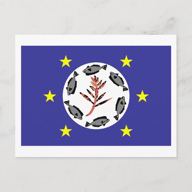 Airai Flagga Vykort (Framsida)