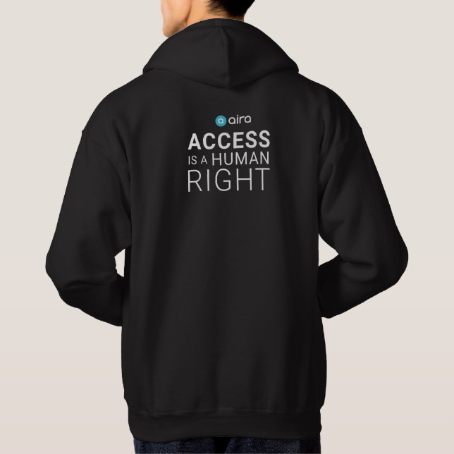 Airas tillgång är en mänsklig höger hoodie (Baksida)