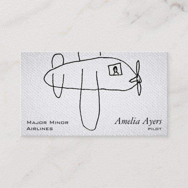 Airbeep Texturerad Look Visitkort (Framsida)