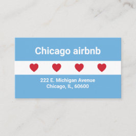 Airbnb | AFFÄRSKORT | Chicago Visitkort