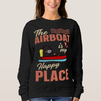 Airboat Fanboat Rc Hydroplane Racing Swamp Boat Ri T Shirt