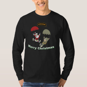 Airbone Santa II mörkT-tröja Tee