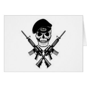 airborneskull hälsningskort