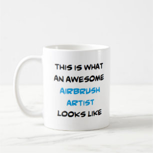 airbrush artist, fantastisk kaffemugg