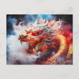 Airbrush Elegance: Illustration for the Year of th Vykort