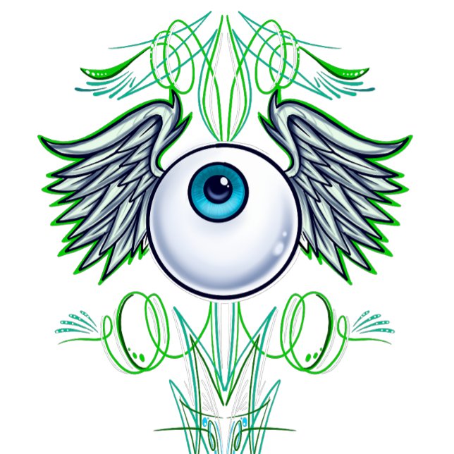 Airbrush Flies eyeball T-Shirt (Skapare uppladdad)