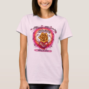 Airbrush Lycklig himmelsk födelsedag T-Shirt-desig T Shirt