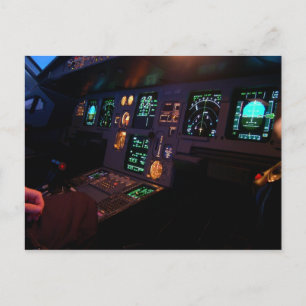 Airbus Cockpit Vykort