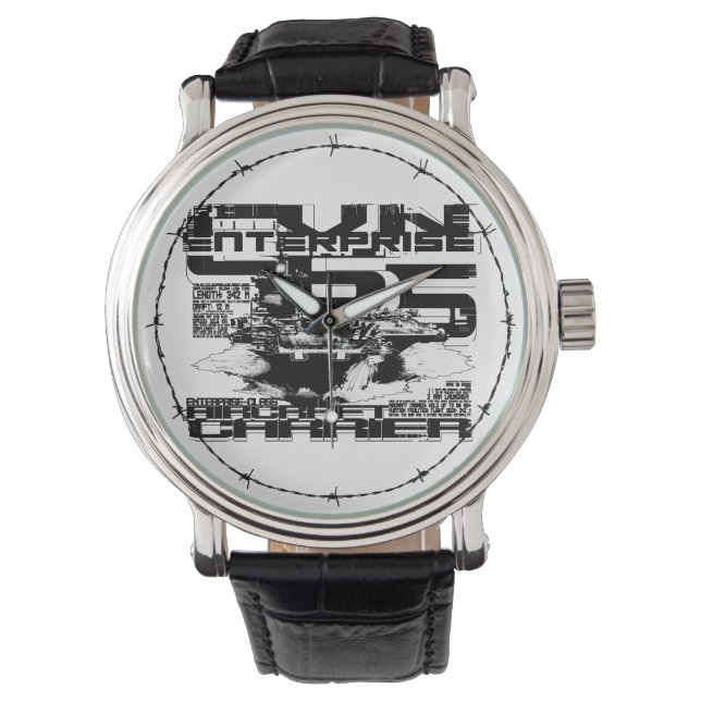 Aircraft carrier Enterprise eWatch Watch Watch Armbandsur (Framsida)