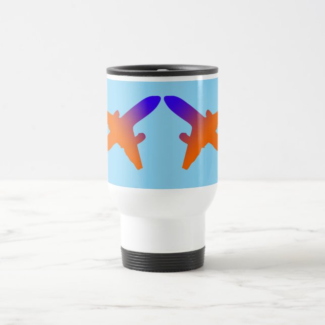Aircrafts Take Off Travel Mug Resemugg (Center)