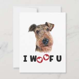 Airdale Terrier Hund I Woof You