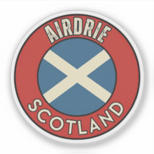 Airdrie, Skottland Klistermärken