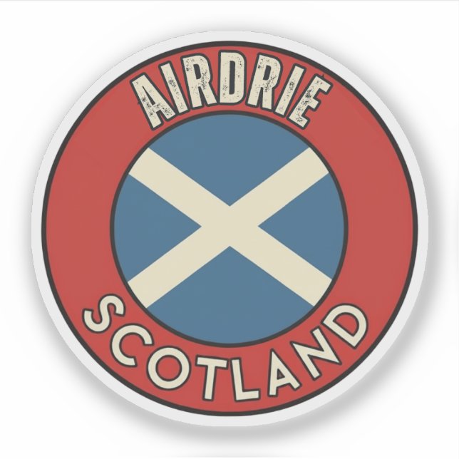 Airdrie, Skottland Klistermärken (Framsida)