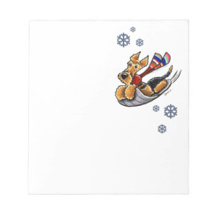 Aire-Sledding AiredaleTerrier Anteckningsblock