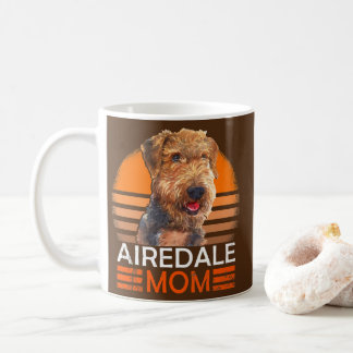 Airedale Airedale Terrier Mor Mor  Kaffemugg