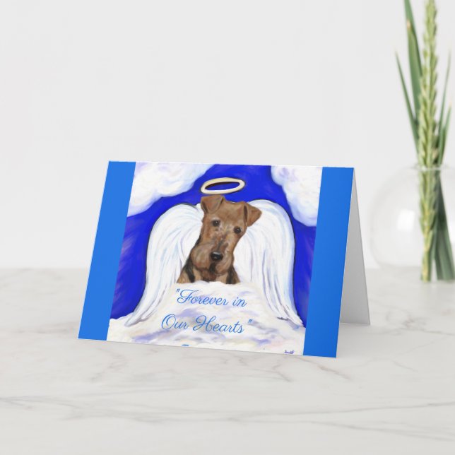 Airedale Ängel Kort (Framsida)