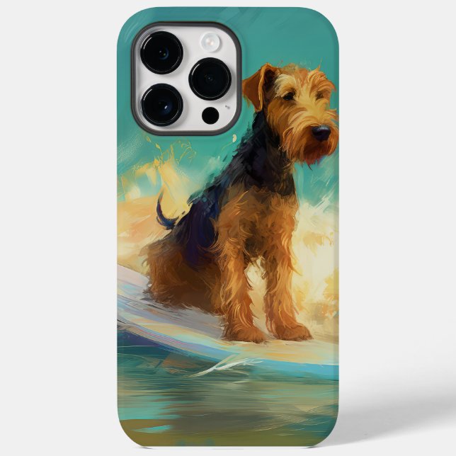 Airedale Beach Surfning Målning (Baksida)