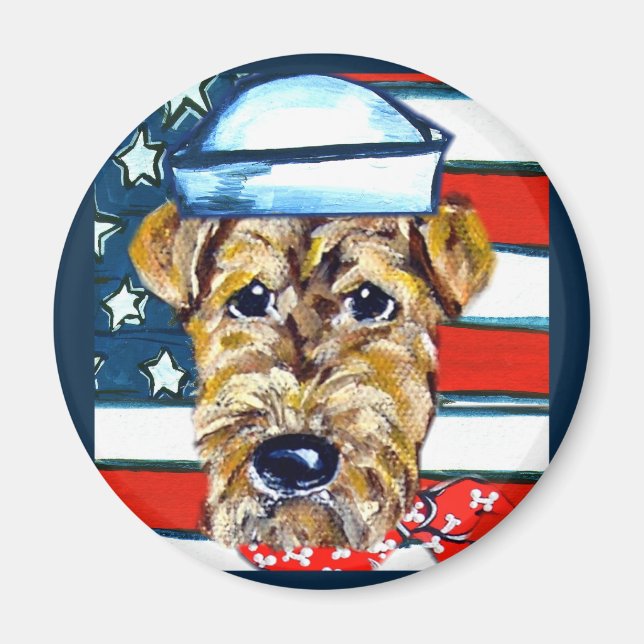 Airedale flottan magnet (Framsidan)