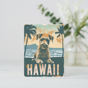 Airedale Hawaii Vacation Travel Vykort