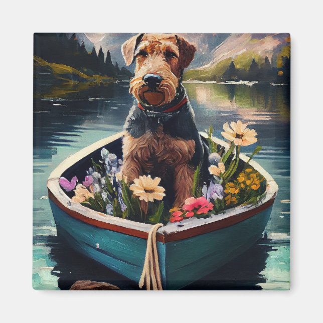Airedale-Hund på Paddle: ett kritiskt Äventyr Magnet (Framsidan)