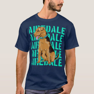 Airedale Hund T Shirt