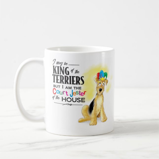 Airedale-kaffe mugg (Vänster)