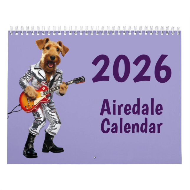 Airedale-kalender Kalender (Omslag)