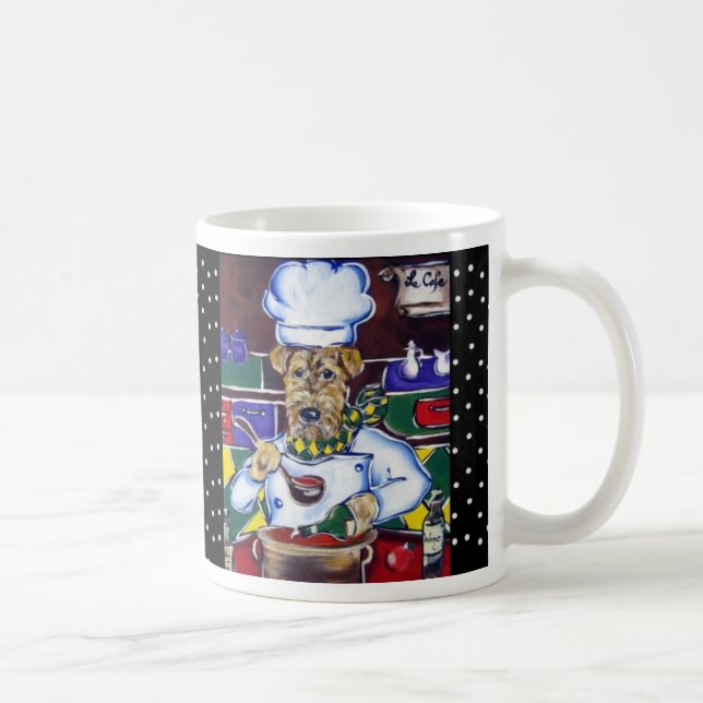 Airedale  Kock Kaffemugg (Höger)