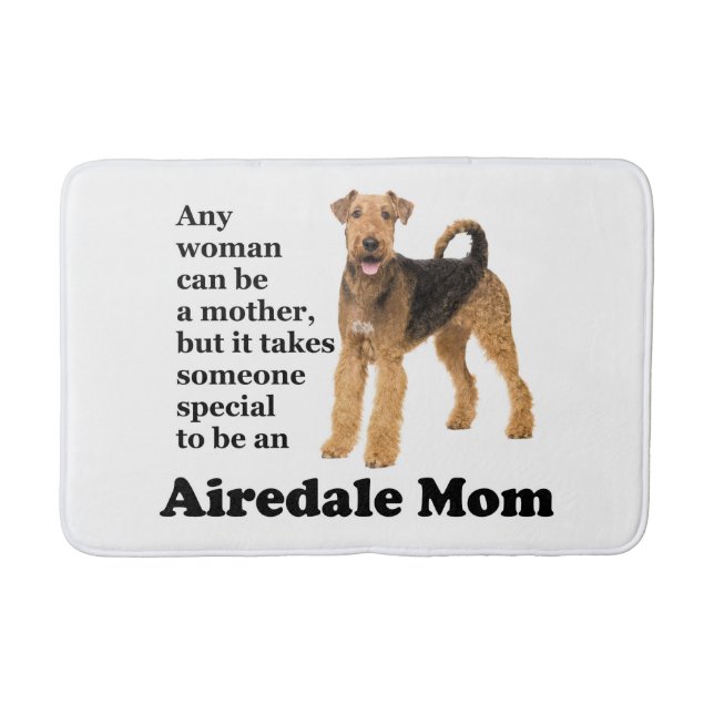 Airedale Mamma Bath Mat Badrumsmatta (Framsidan)