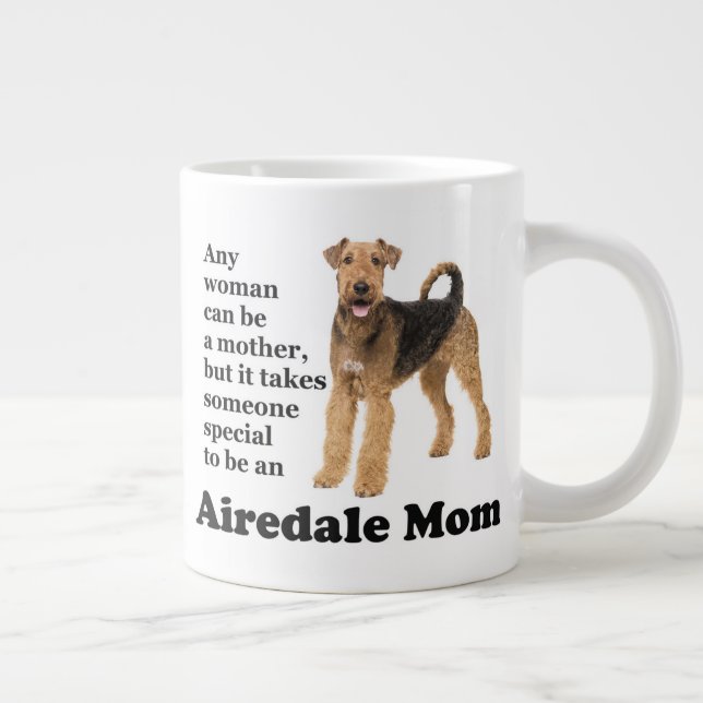 Airedale Mamma Jumbo Mugg (Höger)