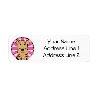 Airedale Returadress Etikett