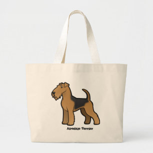 airedale skräcker jumbo tygkasse
