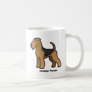 airedale skräcker kaffemugg