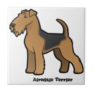 airedale skräcker kakelplatta