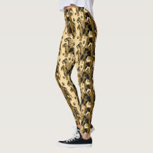 Airedale skräcker Leggings