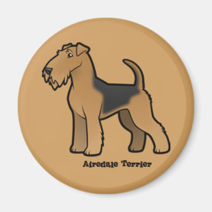 airedale skräcker magnet