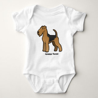 airedale skräcker tee shirt