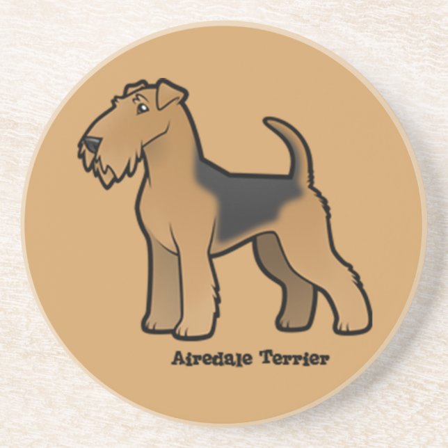 airedale skräcker underlägg (Framsidan)