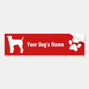 Airedale Terrier エ ア デ ー リ ル ・ テ anbudsmöjligheten Bildekal