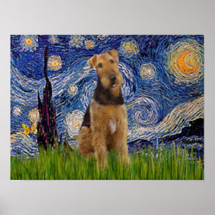 Airedale Terrier (#1) - Starry Natt Poster